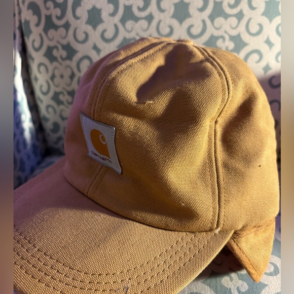 Carhartt Other - Vintage Made in USA Carhartt Brown Ear‎ Flaps Snow Hat